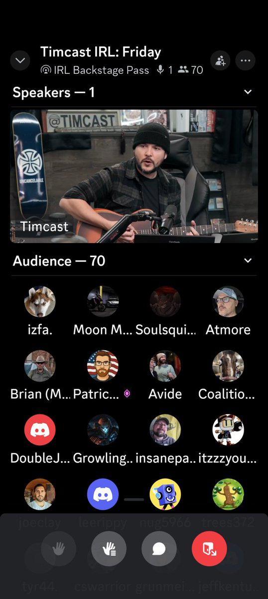 Pflip2000's tweet image. @Timcast is on live with @IanCrossland with a discord exclusive. Join TimCast.com and get in the server for exclusive content.
