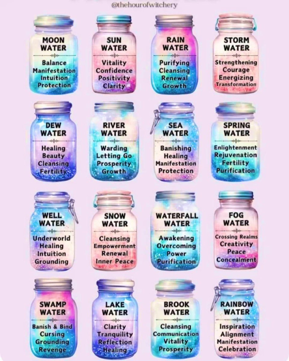 Magickal Properties of Water✨

#Witchcraft