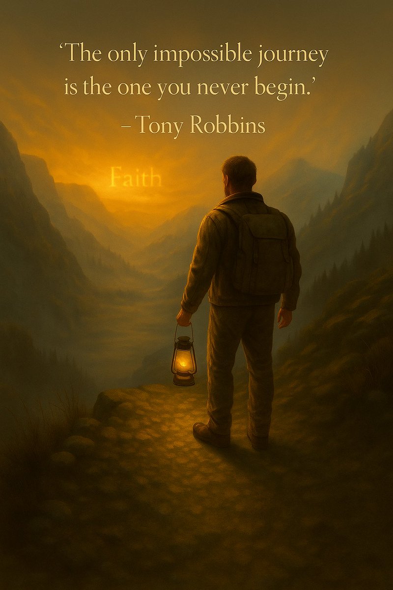 DrSpark1385239's tweet photo. Every journey starts with a single brave step. The path becomes clearer only once you begin walking it. #Motivation #Inspiration #TonyRobbins #Faith #Growth #Journey #Mindset #DailyInspiration #NewBeginnings #ArtOfTheDay https://t.co/MpbJDWHaFI