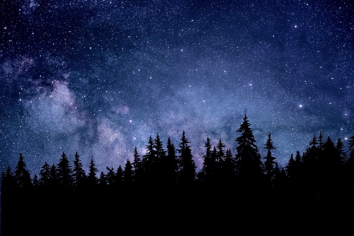 He drifts into her thoughts—
from the ink of a new moon, 
he dusts a silver curve across her night

She lies on tufts of feathergrass,
gazing as her weaver shapes constellations

She cannot stop the stardust from falling,
the wild #science of unspooling gold,
so in its lightfall,