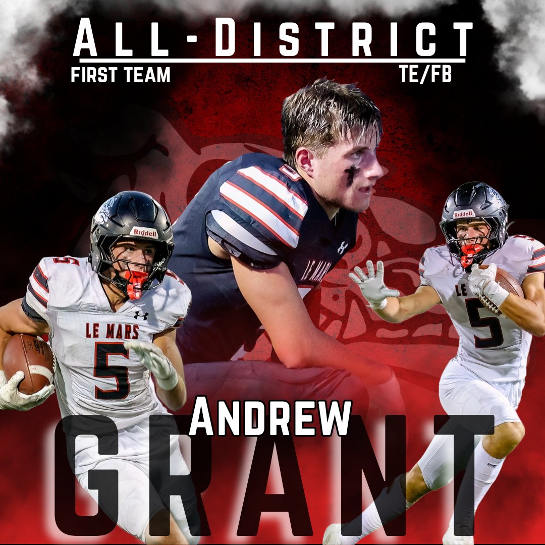 KeVigdal's tweet photo. Big S/O to our Bulldogs 1st Team All District Offensive Players! https://t.co/UA61mBoFMn