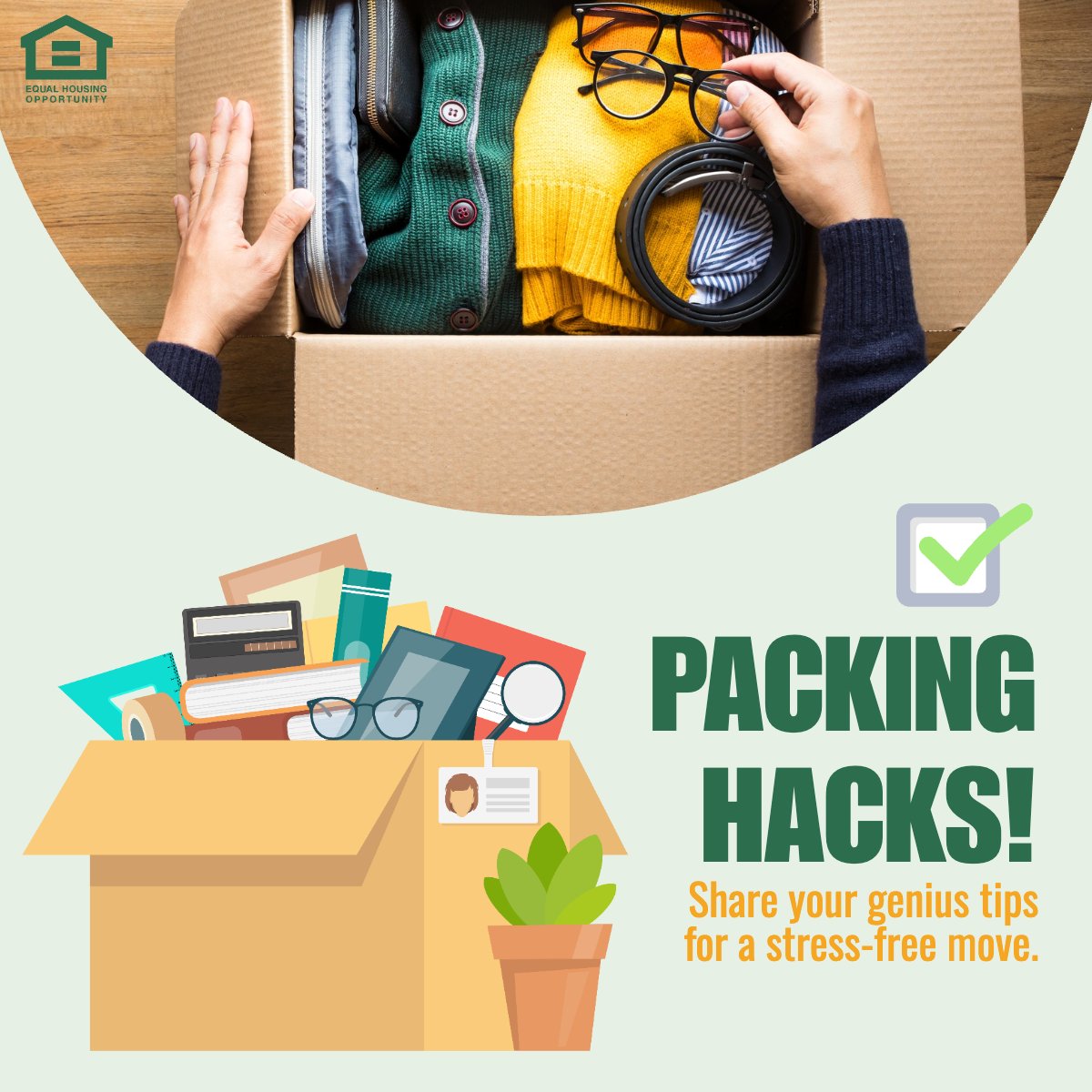 BMerryman's tweet image. Got any moving experience under your belt?

What packing tips have saved you the most time and stress?

Share them below!

#MovingDay #PackingHacks #LifeTips