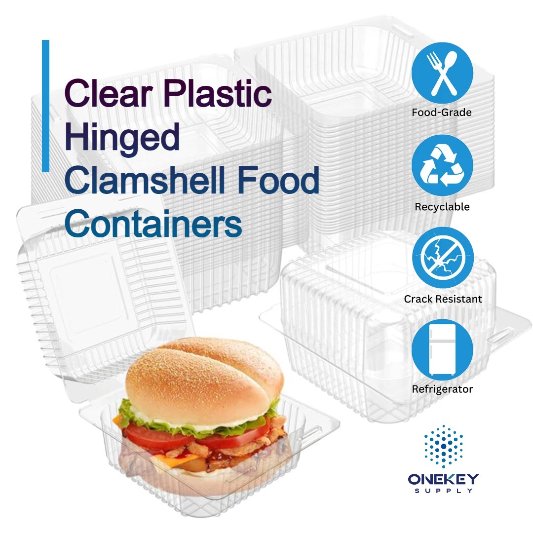 onekeysupply's tweet image. 📦 PET Hinged Containers - 5” / 6” / 8” / 9” · In Stock in California. Designed for restaurants, bakeries, cafés, meal prep kitchens.
🚛Wholesale pricing • Fast shipping • Samples available.
#FoodPackaging #PETContainers #BakerySupplies #RestaurantSupplies #TakeoutPackaging