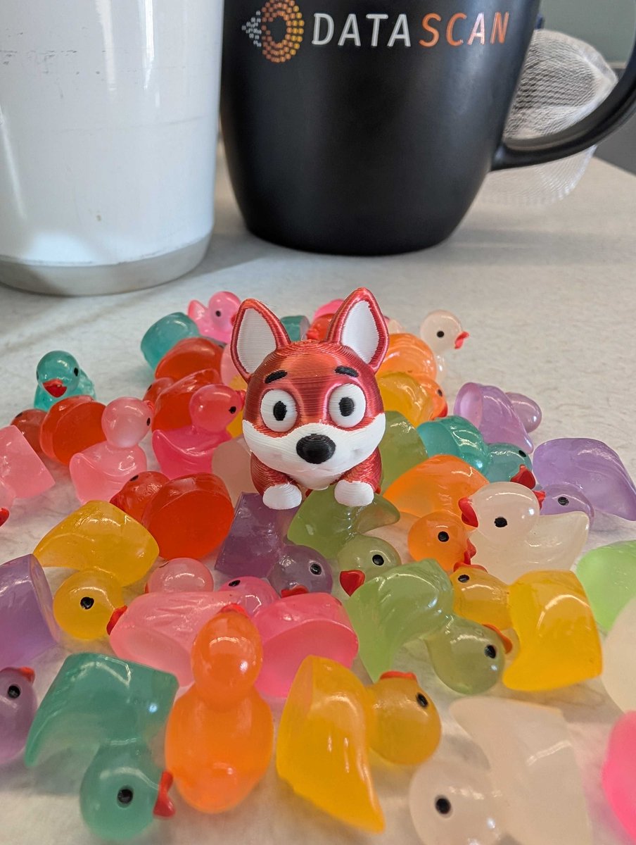OneDataScan's tweet image. Tiny corgi toys have taken over the office! 🐾 

After last year’s duck hunt, this surprise brought even more smiles and laughs. Shout out to the sneaky teammate who hid these; we’re loving the fun and teamwork!