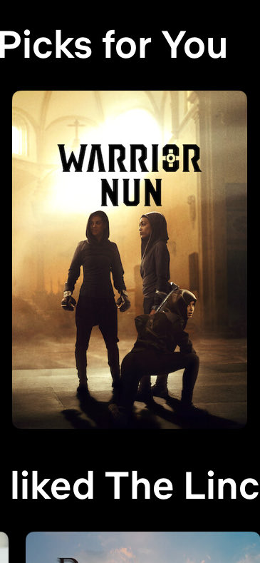 DesiraeC93's tweet image. Saw a new title cover for Warrior Nun on Netflix. This doesn’t even look like any of the main characters of the show. It’s giving AI vibes for real. Has anyone else seen this title cover in their Netflix? If Netflix used AI for this I honestly wouldn’t be surprised.
#WarriorNun…