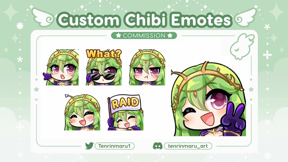 🌸Emotes commission for <a href="/EriAbeilleVT/">Eri Abeille 🐝🔮</a>🌸
 Thank you so much♡

#VGenComm #VGen