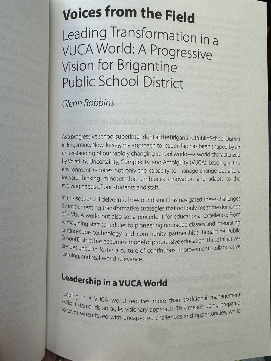 GlennGRobbins's tweet photo. Honored to be one of four guest contributors in the new book by my friends & mentors @mikelubelfeld and @npolyak. Grateful for their trust, guidance, and friendship. Proud to share Brigantineโs vision for leading in this world. ๐๐ #Leadership #Education #Gratitude #BrigStrong https://t.co/aHTH0C12FK