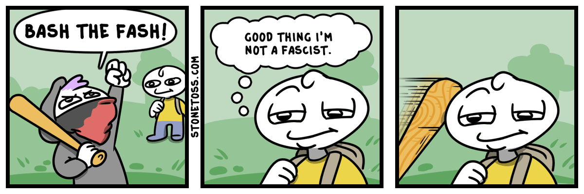 Racetrack345's tweet image. good old stonetoss about #antifa