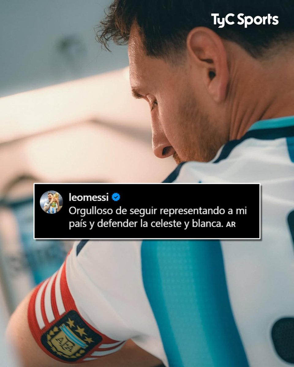 TyCSports's tweet photo. 💙🤍 CAPITÁN 😍 https://t.co/efTm9g0T3f