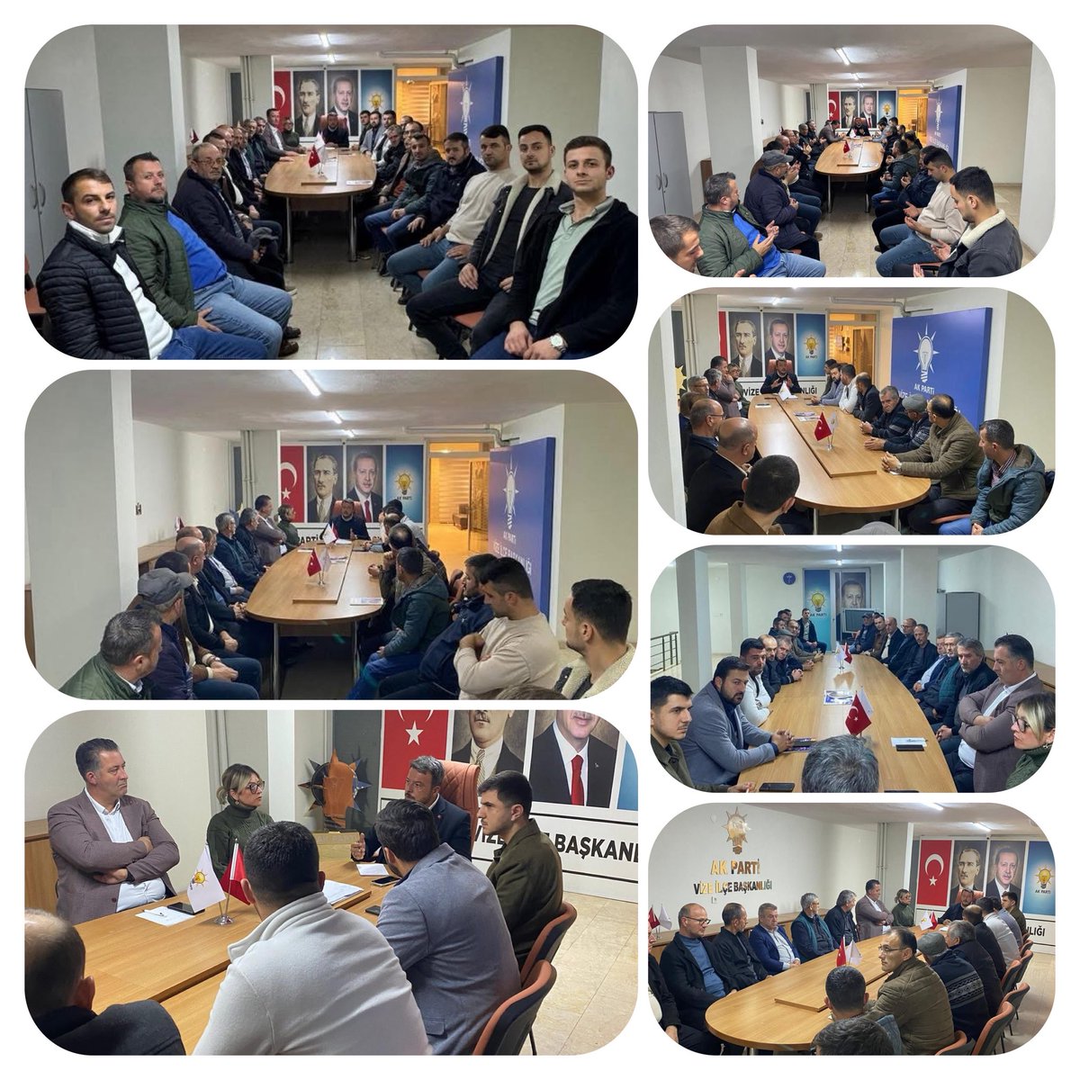 Ak Parti Vize İlçe Yürütme ve Yönetim Kurulu olarak Mahalle Ve Köy Başkanlarımız ile birlikte  yönetim şemaları üzerinde istişarede bulunduğumuz toplantımızı gerçekleştirdik.Toplantımızın hayırlı olmasını diliyoruz.Teşkilatımız olarak da hepimizin yüreğinin yandığı Şehitlerimize