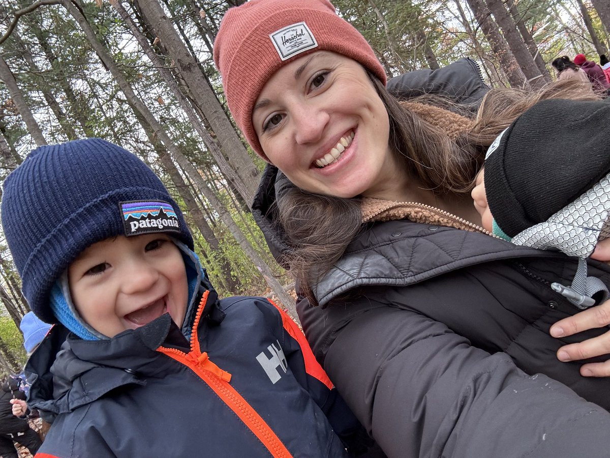 MrsLandryOCSB's tweet photo. Mat leave days at Ottawa Forest &amp; Nature School have filled my cup 🌿 Watching my kids explore + learn is inspiring… and I can’t wait to carry that curiosity into my own kindergarten outdoor learning. ✨@CorpusOCSB @afcs_seaf https://t.co/h7PtCimv1v