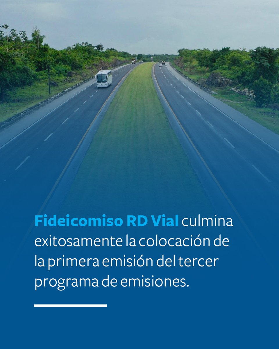 FiduReservas's tweet image. Celebramos el éxito en la colocación de oferta pública para el Fideicomiso RD Vial, un proceso que fortalece la gestión del fideicomiso y respalda el desarrollo de infraestructura vial en el país.

#FiduciariaReservas