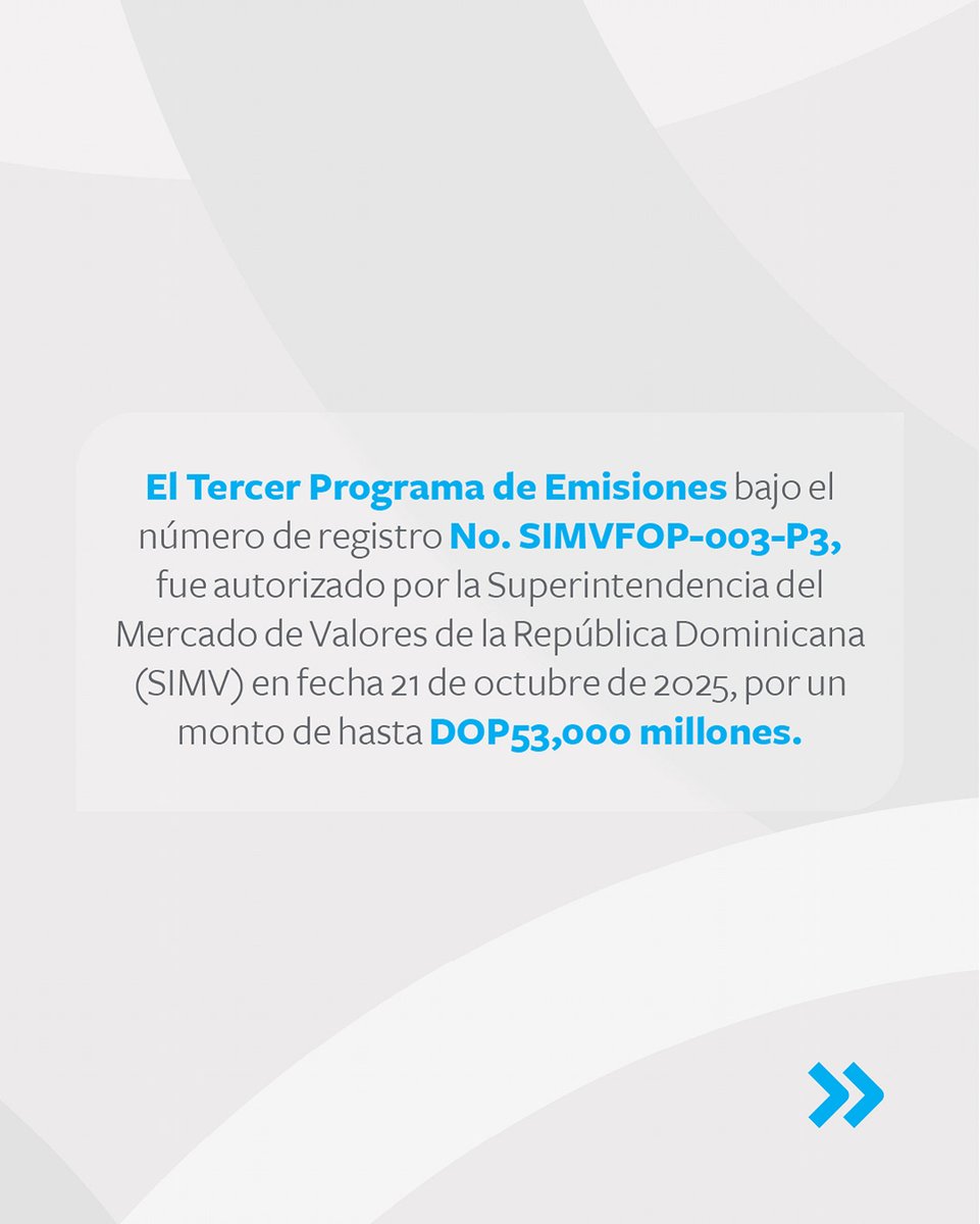 FiduReservas's tweet image. Celebramos el éxito en la colocación de oferta pública para el Fideicomiso RD Vial, un proceso que fortalece la gestión del fideicomiso y respalda el desarrollo de infraestructura vial en el país.

#FiduciariaReservas