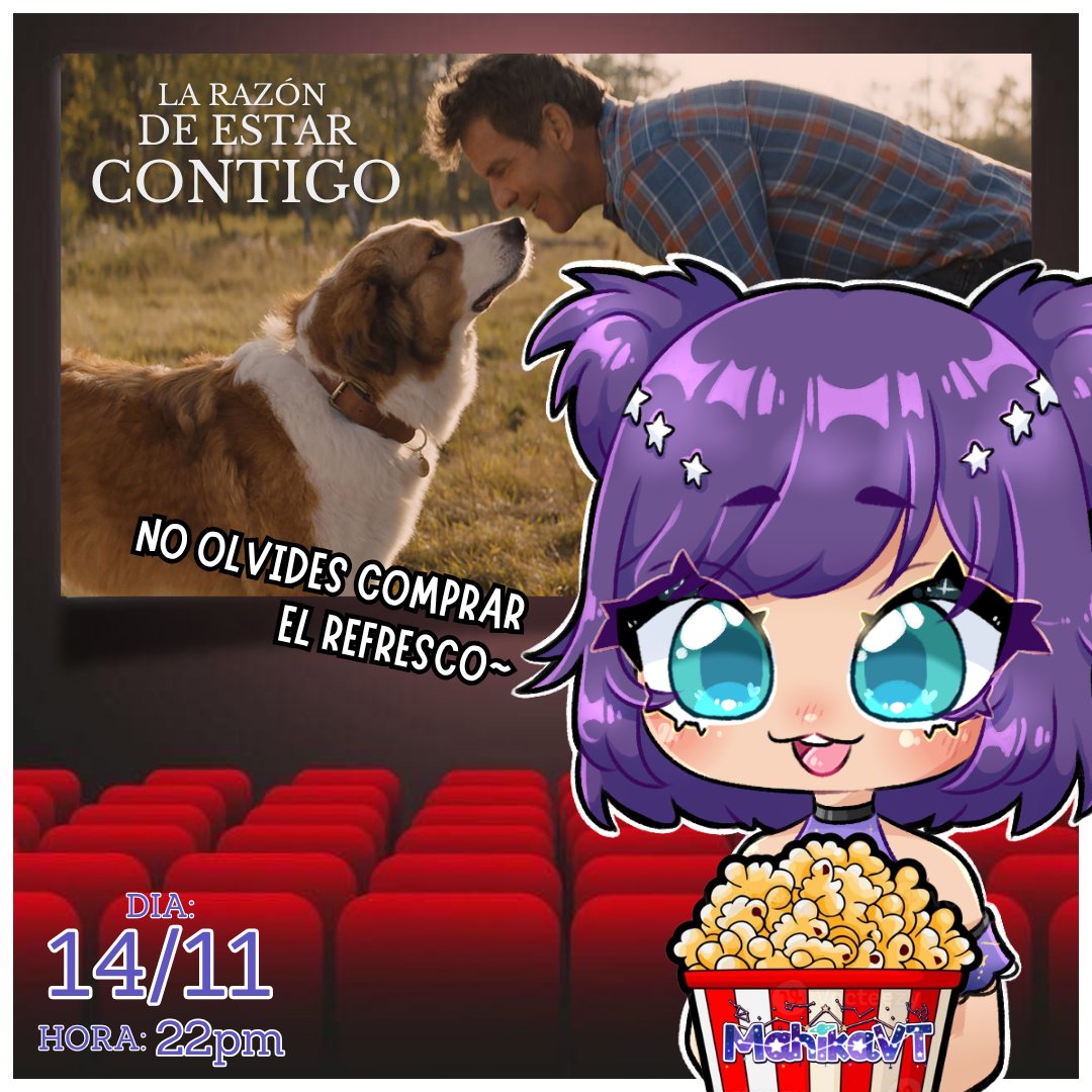 ✨PELI SEMANAL UWU✨
La vemos?
📅Hoy, terminando stream!
⏰22:00pm
📍discord.gg/jJc9cf9w?event…

#VTuber #MahikaVT