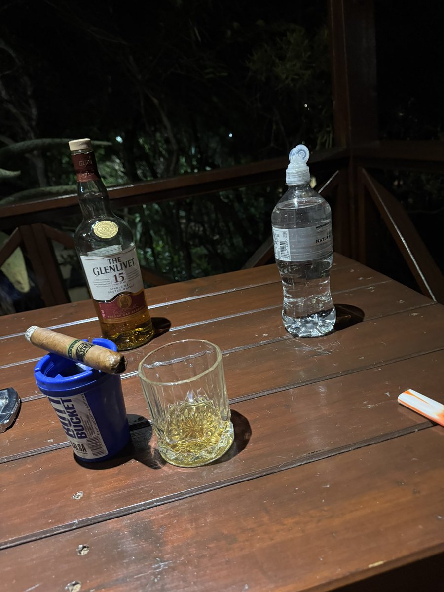 It’s so quiet here, really peaceful.