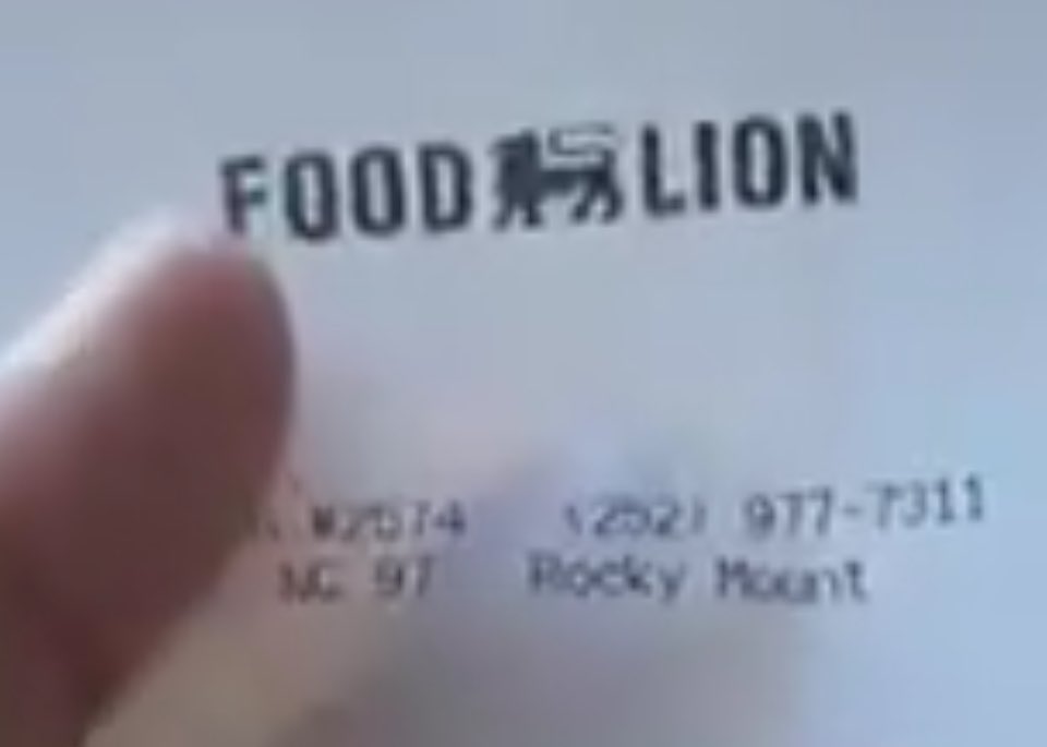 UGAGirl7280's tweet image. Well, it’s @FoodLion in Rocky Mount, NC. It should be easy to find her. Cameras can zoom in on license plates. She’s a thief! I’d like to report a crime @cityofrockymtnc