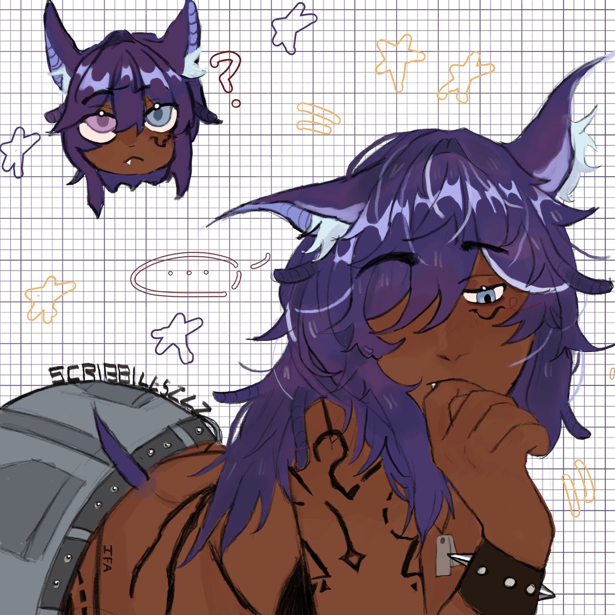 scribbleszzz's tweet photo. Idk what possessed me when I drew this 

#Ororon #ororontwt #Genshinfanart #GenshinImpact #Genshin https://t.co/dxjLXh96uU