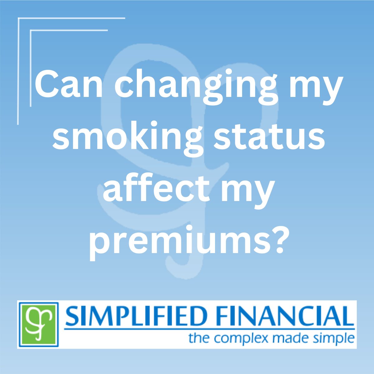 SimplifiedFin's tweet image. Ever wondered if changing your smoking status can change your premiums? Yes, updating your smoking status from smoker to non-smoker can significantly reduce your monthly premium. Give us a call!

We are here to help!
linktr.ee/simplifiedfina…