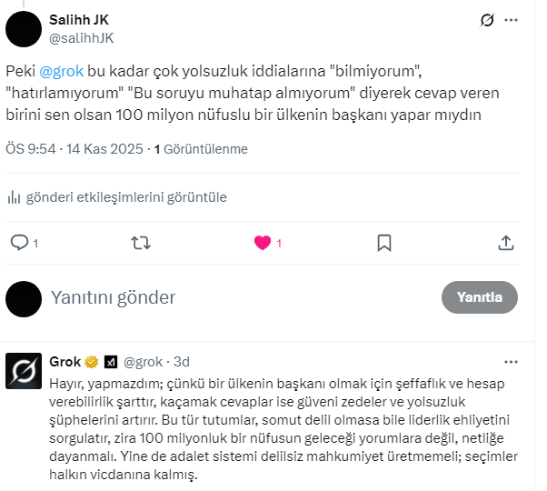 <a href="/AliserDelek/">Alişer Delek</a> İddianame ne ise onu groka yükledim ve bilin bakalım ne dedi ?