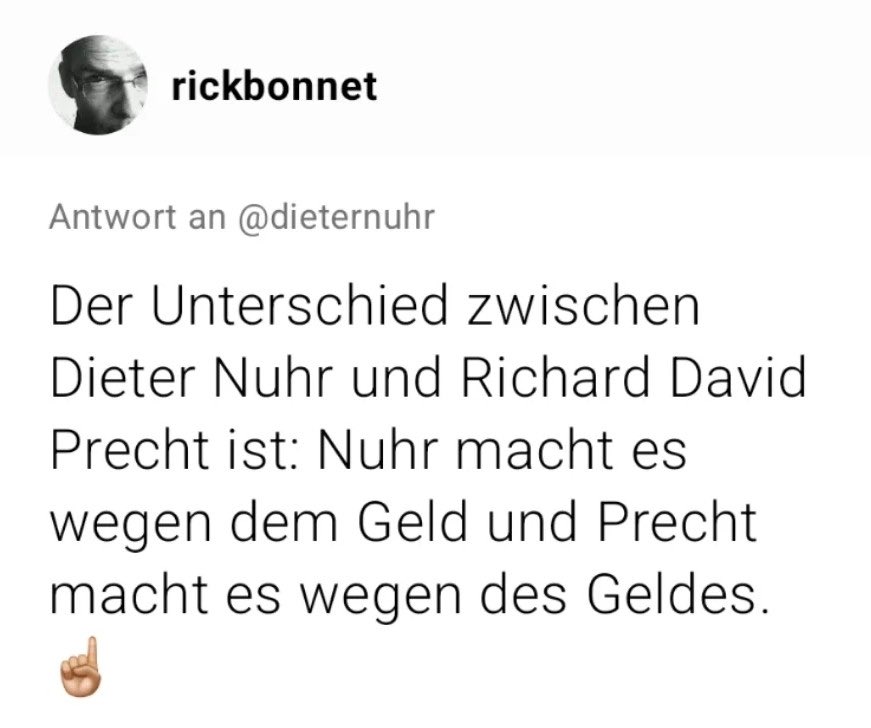dammiLoh's tweet image. Von #threads | @➡️rickbonnet 😌

#Nuhr #Precht