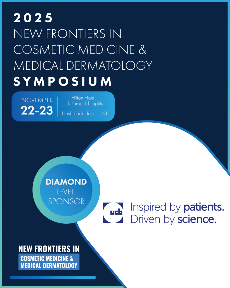 Shoutout to #NFCMMD25 Diamond Sponsor <a href="/UCBUSA/">UCB US</a>! Thank you for your incredible support of this year’s symposium. Don’t miss their Product Theater: “High HopeS – Overcoming Barriers and Advancing Care for Patients with Hidradenitis Suppurativa”

Register now: cosmeticfrontiers.com