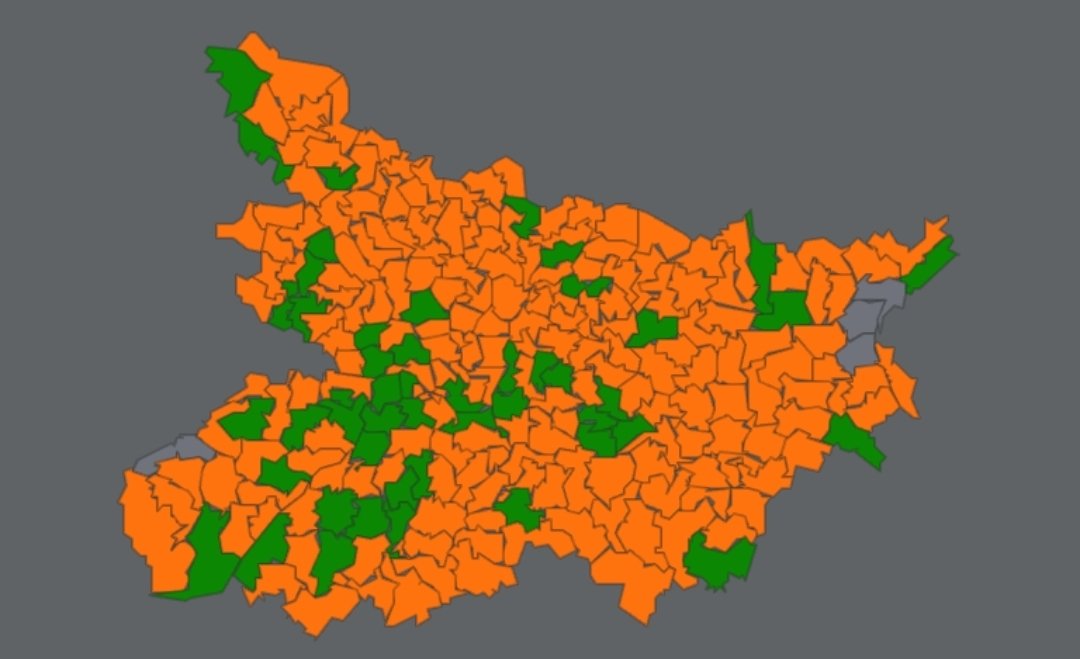 Southern_sect's tweet photo. So finally the #BiharElections are over, and #NDA emerges victorious! Their hard work and dedication have truly paid off.

Pk destroyed himself.

On a day Congress is crushed in Bihar, Mr Gandhi is reportedly abroad.

Shouldn’t he have stood with his rank &amp; file?
25 se 30 Nitish https://t.co/c6YnJb14Q5