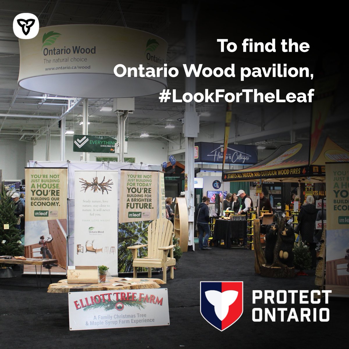 We’re live at the #FallCottageLifeShow! Visit the #OntarioWood pavilion for locally made furniture, décor, and custom builds. Choosing Ontario Wood supports local makers, sustainable forestry, and communities. Open until 7pm at the International Centre! #ShopLocal