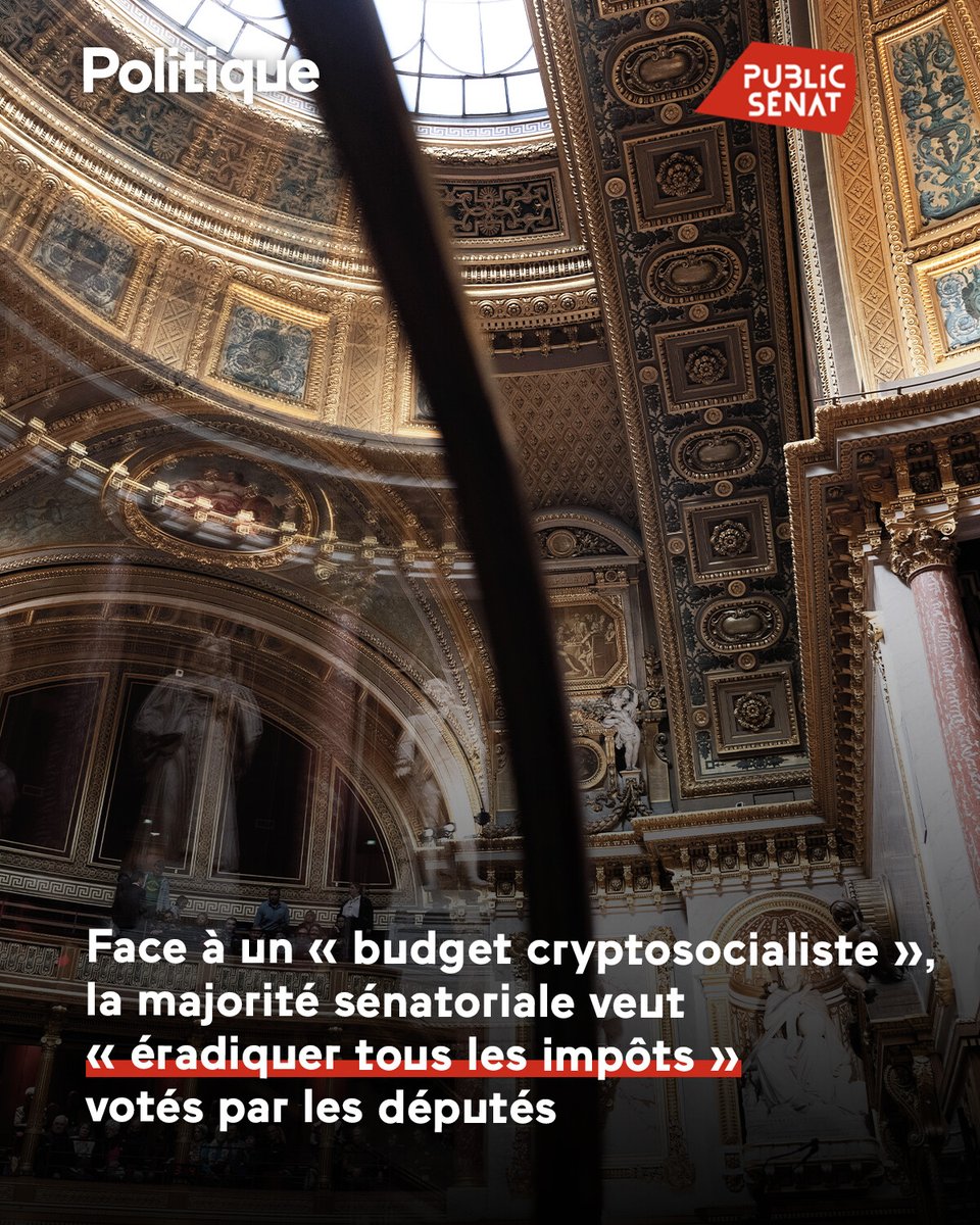 Après avoir eu le sentiment d’être mis à l’écart des discussions, ils entendent prendre leur revanche, ou du moins défendre leur version du budget : plus d’économies et faire table rase des impôts votés par les députés.

➡️ go.publicsenat.fr/jRX