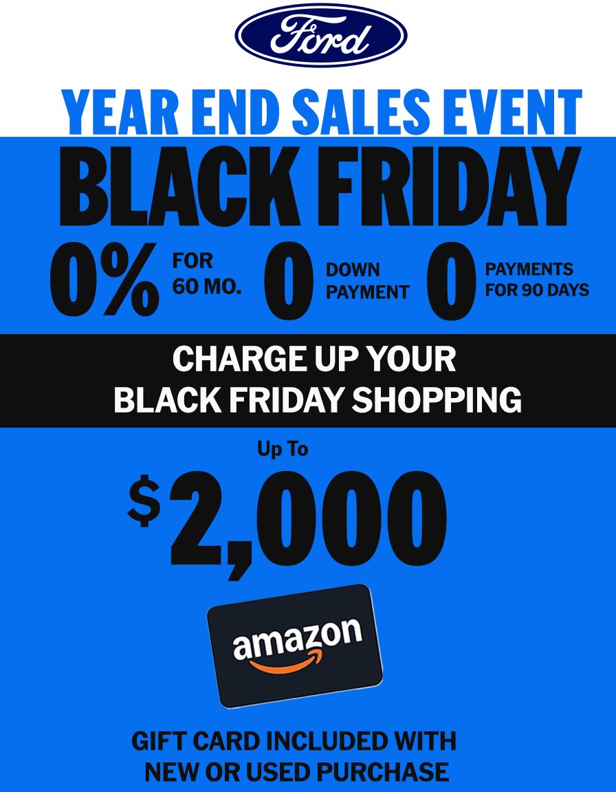BowenScarffFord's tweet photo. 🚗💨 Black Friday is HERE at Bowen Scarff Ford!
🔥 0% for 60 Months 🔥 ZERO Down 🔥 ZERO Payments for 90 Days (Yup, on MOST 2025 Fords!)
Charge Up Your Holiday Shopping with up to $2000 Gift Card with your purchase! 🎁💰 More money for gifts, or maybe even a little something for yourself!

Time to upgrade your ride AND your holiday shopping! Our Black Friday Sales Event is packed with jaw-dropping deals you won't want to miss.

(Some exclusions apply; must finance with Bowen Scarff Ford and have a trade-in for full discount.)

Ready to drive home your dream Ford?  Visit us today at! https://t.co/M3PMI14dxv