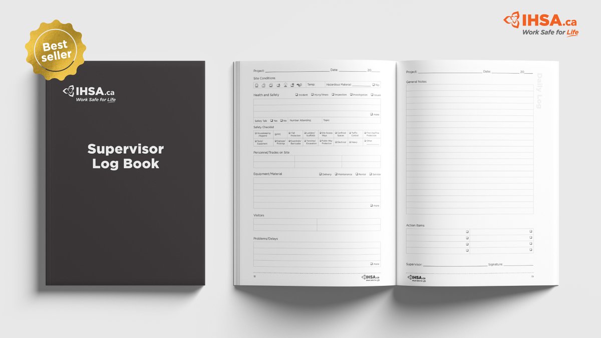 Our best-selling Supervisor Log Book packs many of our most useful resources into one sturdy book—helping you record daily jobsite events, notes, memos, and reminders.

Order your 2025 edition of our Supervisor Log Book now: 
ow.ly/W7x550XrTXZ