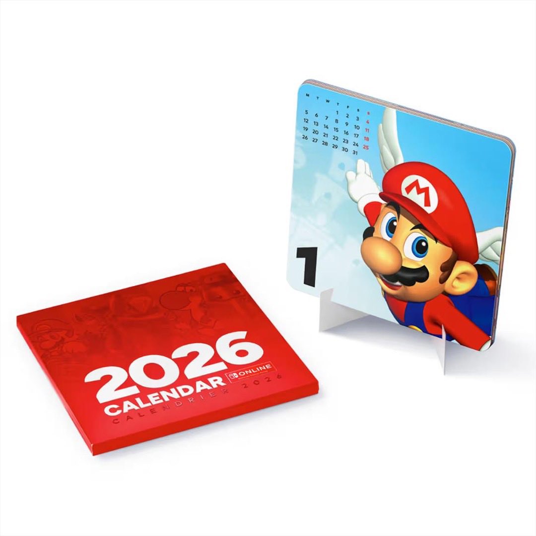 My Nintendo-Kalender 2026 👉 nintendo-de.pxf.io/VxG1a6 ✨
Nintendo Switch Online-Kalender 2026 (nur für Nintendo Switch Online-Mitglieder) 👉 nintendo-de.pxf.io/6yJ4WQ ✨

Zu je 400 Platinpunkte, hat Nintendo im Store neue Kalender für das kommende Jahr im Angebot!

✨Affiliate-Link