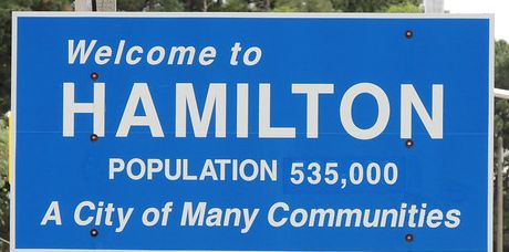 I don't know why they put these signs up. It doesn't matter what direction you come from, because as soon as the road turns to $hit you know you've entered <a href="/Hamilton/">Eoin Hamilton</a>!! Prove me wrong.