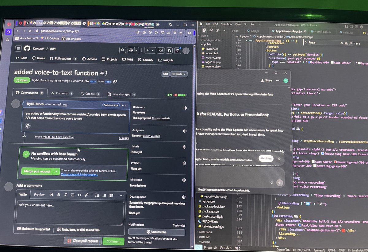 itsTunchi_'s tweet photo. In case you’re new here, I’m Tochukwu .
A mobile app developer.
A web app developer.
I build websites, mobile apps, and backend systems.
I also do video editing and build automation bots.
I work with cloud technologies too.

I studied Biochem🩺, but my heart found Tech👨🏽‍💻❤️ https://t.co/a5H58byvzj