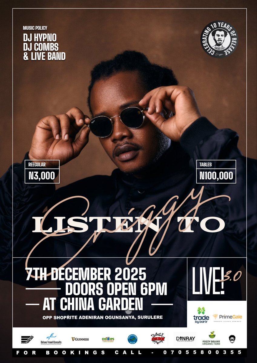 EniggyMusic's tweet image. 🎉10 YEARS OF IMMEDIATE EFFECT 🎉
It&apos;s been a long time coming and I&apos;m beyond grateful for all the
support from my fans and loved ones!
Come celebrate my journey with me! ♥️🙏🏿LISTEN TO ENIGGY LIVE! 3.0 🔈#immediateeffect #listentoeniggylive #lovemenow #ashimaball #LTE3 🌏🔥🔈🚀💯