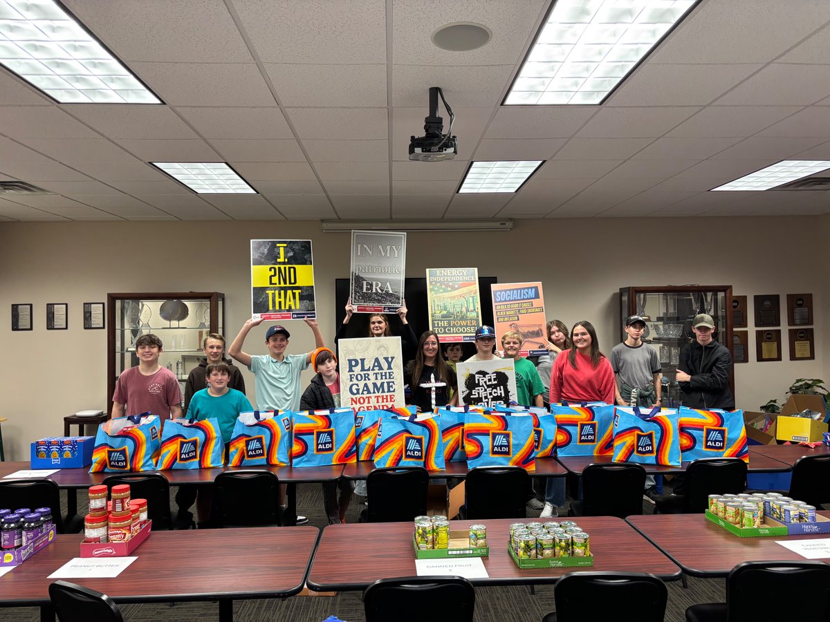 Serving our community with heart! ❤️ The Cass County Activism Hub packed food bags to make a difference locally.

<a href="/TPUSA/">Turning Point USA</a> I <a href="/tpusastudents/">TPUSA Students</a>