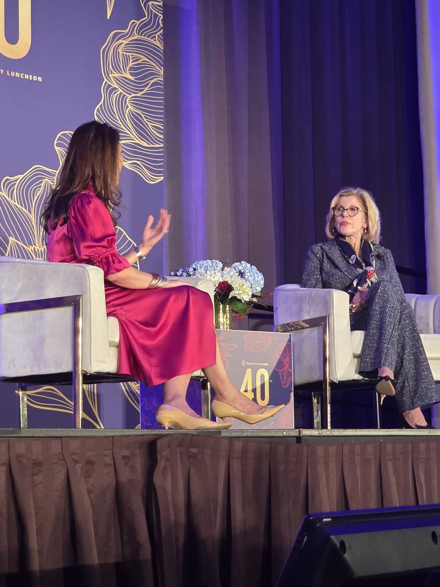 Christine Baranski #LIVE: “Anger can spark real change. Young people and women must lead the way. We’re seeing the effects—and now we must recognize the value. Don’t take being a force for change for granted. Be clear, be bold, and drive meaningful change now.”

#TXWF40