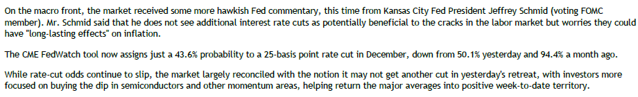 E_Kalamaras's tweet photo. This doesn't sound overly bullish...

"...do not see additional interest rate cuts as potentially beneficial to the cracks in the labor market, but worries they could have "long‐lasting effects" on inflation."

$CDTX $BE $FLNC $TSLA $OPEN