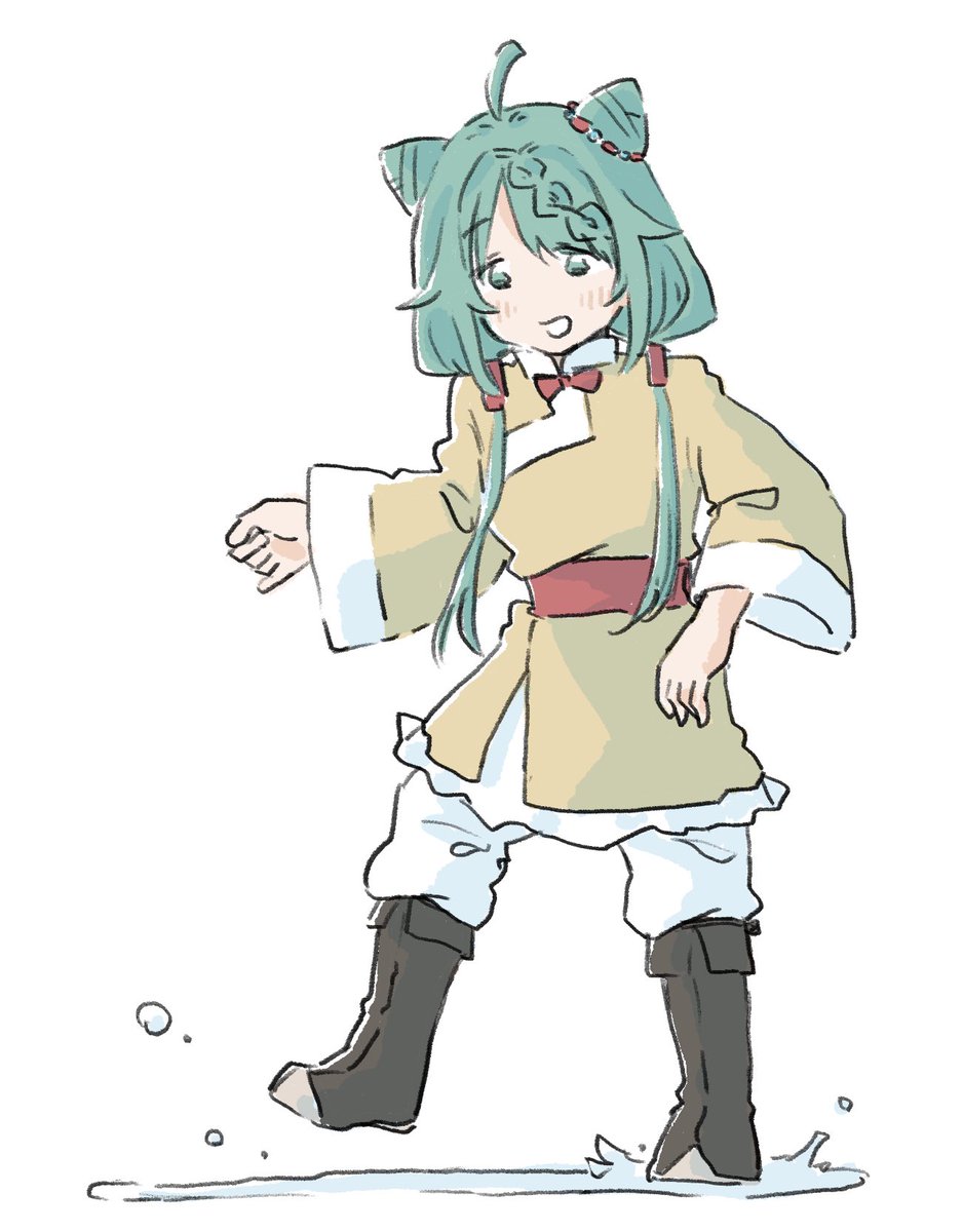 python_octopus's tweet image. 珍しくできた水たまり