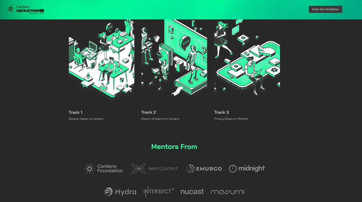Midnight's momentum is real and EMURGO is helping drive the adoption. 💪  Couldn't make the Midnight Summit Hackathon?  Join the <a href="/MidnightNtwrk/">Midnight</a> track (Track 3) for the Cardano Hackathon Asia (Bangalore)

Submit your privacy focused idea here: cardanohackathon.com