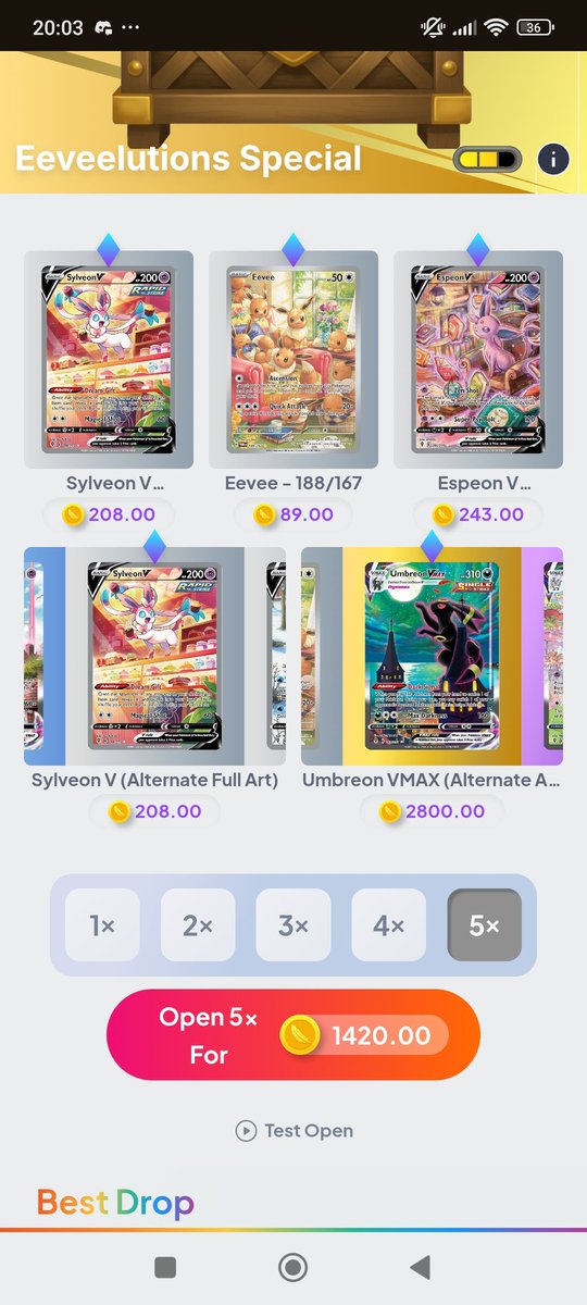 I did a test open on <a href="/epick_xyz/">e-pick</a> and I get the "Graal" 

Do me a favor guys, let's say I won it 😭

#epick