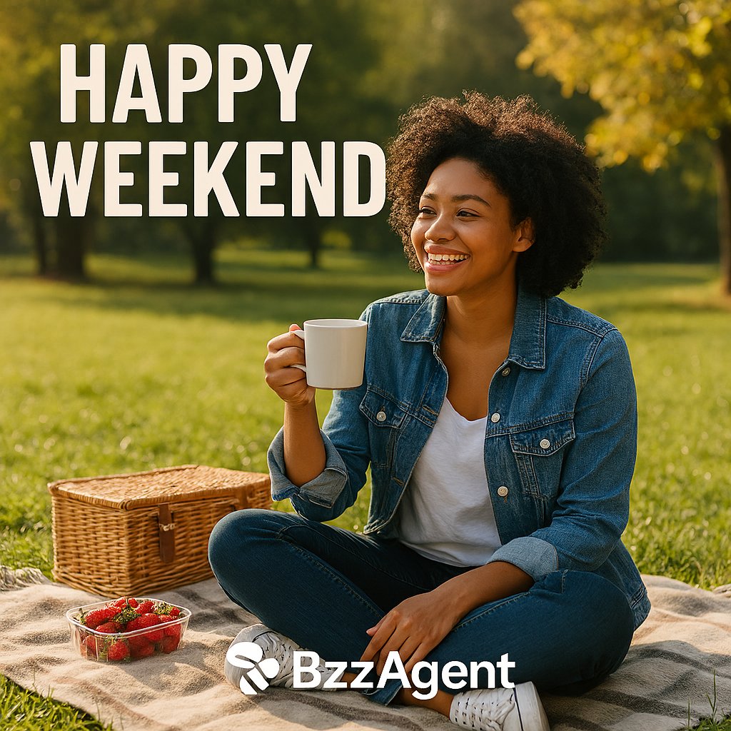 BzzAgent's tweet image. ✨ Happy Weekend, BzzAgents! ✨ Take a moment to relax, recharge, and enjoy the little things that make you smile. 🍓☕ What’s your favorite way to spend the weekend? Share below! 👇#HappyWeekend #BzzAgent #RelaxAndRecharge #WeekendVibes #CommunityLove