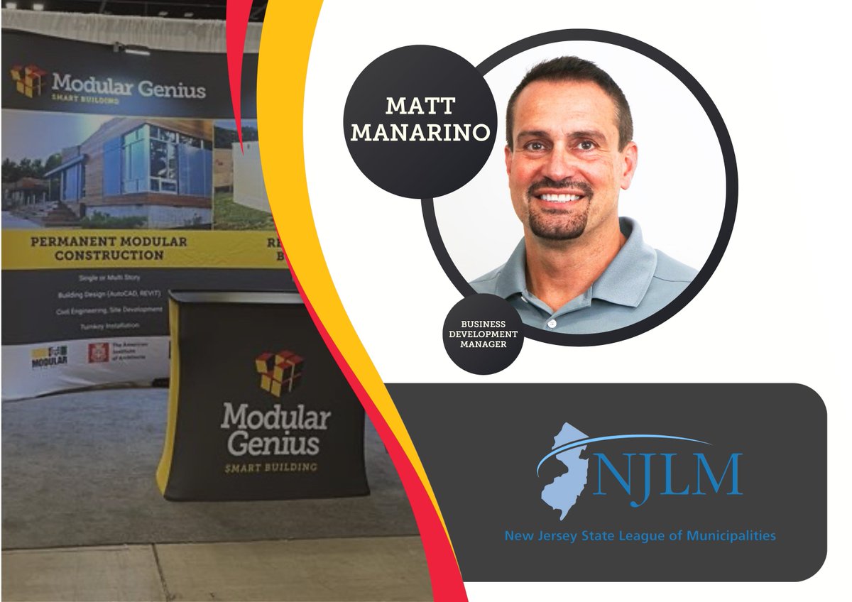 ModularGenius's tweet image. We’re heading to Atlantic City next week! Catch Business Development Manager Matt Manarino at Booth #4000 during the 2025 NJLM Annual Conference, November 18–20.