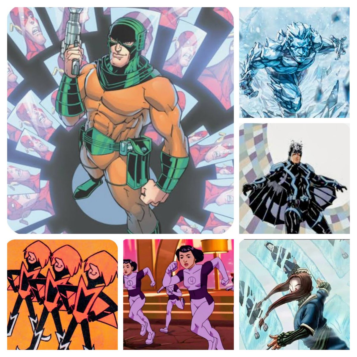 Mirror Master vs Multi-Man, Dupli-kate, Haku, Blackbolt, and Iceman