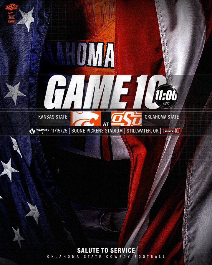 ArchieEsh's tweet image. Looking forward to tomorrow’s game day visit at @CowboyFB! Thank you to @CoachRTBradford for the invite, and excited to reconnect with @coachseansnyder — the coach who first taught me how to kick.

Ready for a great day in Stillwater! 🏈

@devin_anctil @punt_21 @FentressKicking…