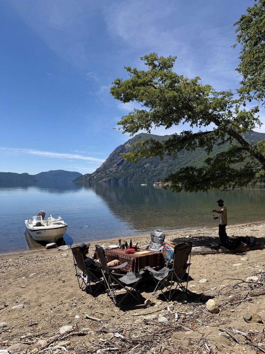 gregskril's tweet image. asado on the beach