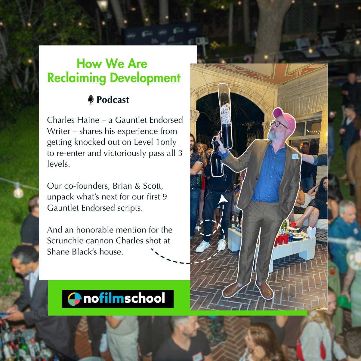 ScriptHop's tweet image. 🎙️ Excited to share that we were guests on the latest episode of The No Film School Podcast!

If you’re curious about what the Gauntlet’s all about, this episode&apos;s for you.