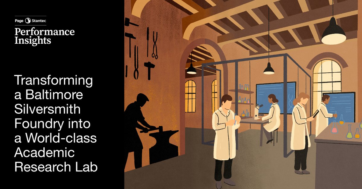 PageThink's tweet image. Housed in a historic 1924 foundry, the Materials Characterization and Processing (MCP) facility at Johns Hopkins Whiting School of Engineering reveals how an existing structure’s character can transform into a singular example of #adaptivereuse. bit.ly/49CgUz6