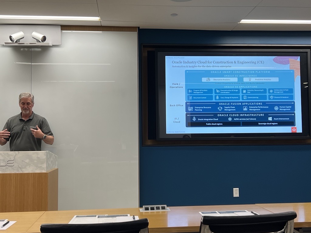 Project_Experts's tweet image. Great time at the @OracleConstEng Open Forum in Austin!

Highlights from Brent Langley, Jeff Musik, Andrew Kraft, Joon Na, &amp;amp; Patrick Norton on Primavera, Aconex, security, and public #infrastructure. 

Always great connecting with peers and sharing ideas on tech + innovation. 🚀