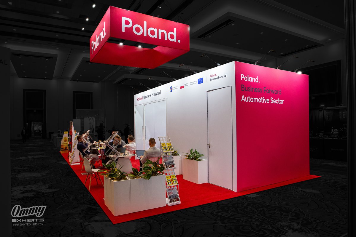 ommyexhibits's tweet image. 20x40 AAPEX booth for Polish Investment &amp;amp; Trade Agency: open flow, private meetings, storage, red logo sign. Built by Ommy Exhibits. See it: ommyexhibits.com/aapex-booth-po… #AAPEX #TradeShow #BoothBuild #OmmyExhibits