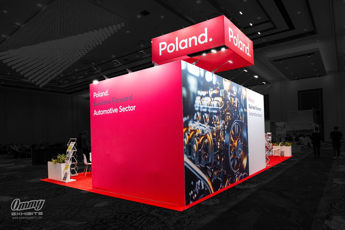 ommyexhibits's tweet image. 20x40 AAPEX booth for Polish Investment &amp;amp; Trade Agency: open flow, private meetings, storage, red logo sign. Built by Ommy Exhibits. See it: ommyexhibits.com/aapex-booth-po… #AAPEX #TradeShow #BoothBuild #OmmyExhibits